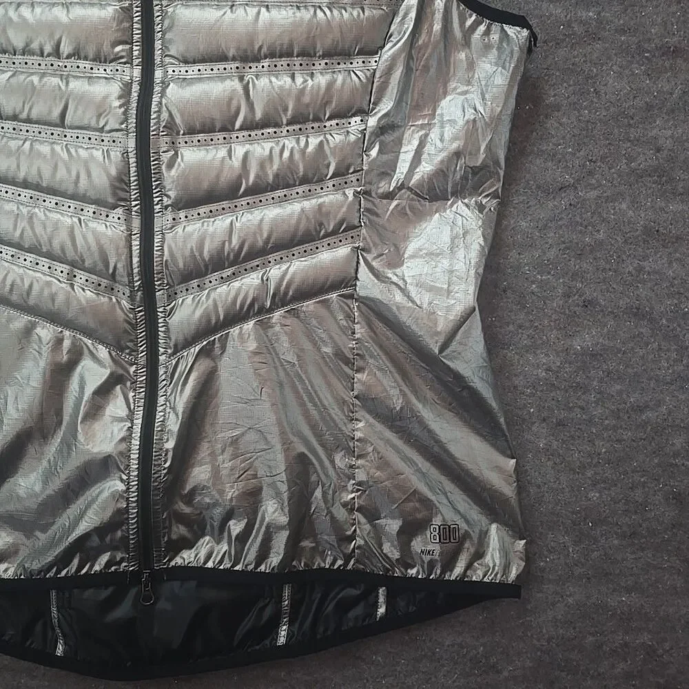Nike Aeroloft 800 Reflective Packable Running Gilet Vest Sz XL (604870 017)